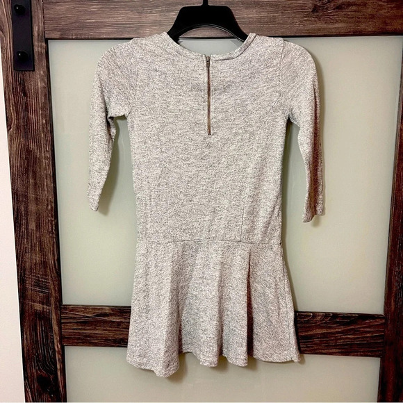 Gap Kids Girls’ Knit Heather Gray Drop Waist Dress in Size Medium (8) - Picture 2 of 4